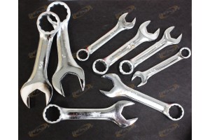 8 PC SAE STUBBY WRENCH HADN TOOL SET